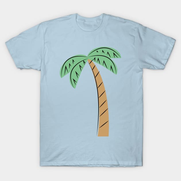 Kids palm tree drawing T-Shirt by JDP Designs